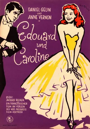 Édouard et Caroline Poster
