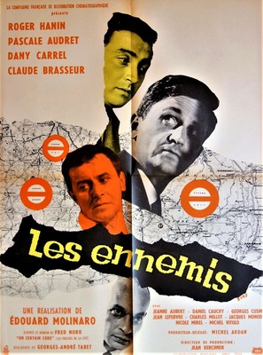 Les ennemis - French Movie Poster (thumbnail)
