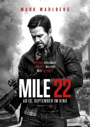 Mile 22 - German Movie Poster (thumbnail)