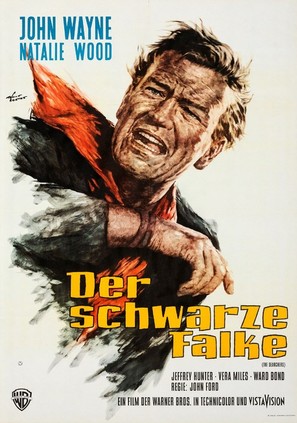 The Searchers - German Movie Poster (thumbnail)