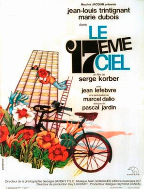 Un gar&ccedil;on, une fille. Le dix-septi&egrave;me ciel - French Movie Poster (thumbnail)