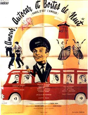 Amour, autocar et bo&icirc;tes de nuit - French Movie Poster (thumbnail)
