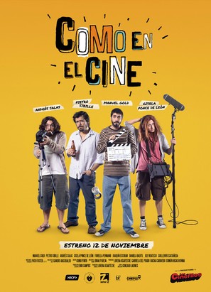 Como en el cine (Just Like in the Movies) - Peruvian Movie Poster (thumbnail)