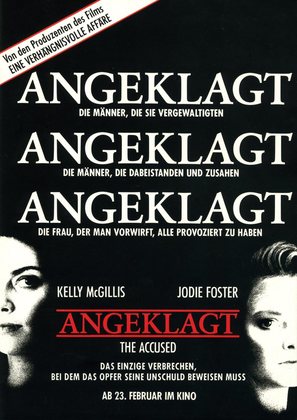 The Accused - German Movie Poster (thumbnail)