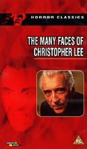 The Many Faces of Christopher Lee - British VHS movie cover (thumbnail)