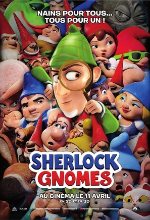 Sherlock Gnomes - French Movie Poster (thumbnail)