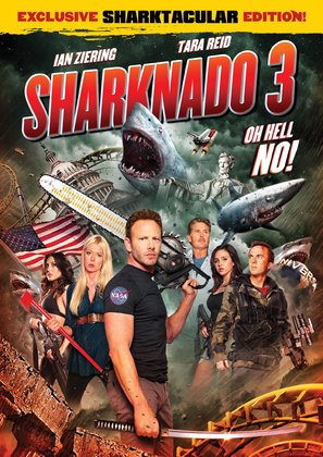 Sharknado 3 - DVD movie cover (thumbnail)