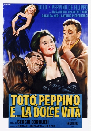 Tot&ograve;, Peppino e la dolce vita - Italian Theatrical movie poster (thumbnail)