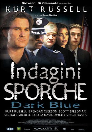 Dark Blue - Italian Movie Poster (thumbnail)