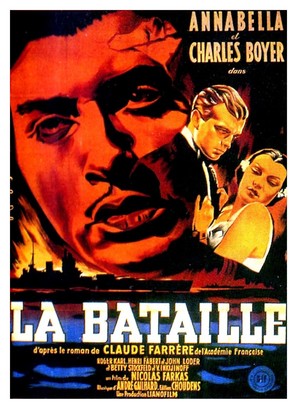 La bataille - French Movie Poster (thumbnail)