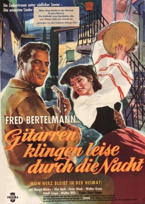 Gitarren klingen leise durch die Nacht - German Movie Poster (thumbnail)