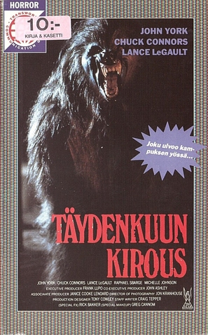 &quot;Werewolf&quot; - Finnish VHS movie cover (thumbnail)