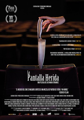 La pantalla herida - Spanish Movie Poster (thumbnail)