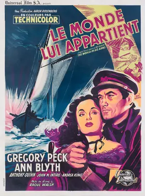 The World in His Arms Poster