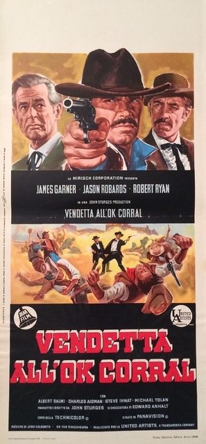 Hour of the Gun - Italian Movie Poster (thumbnail)