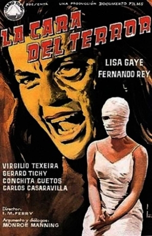 La cara del terror - Spanish Movie Poster (thumbnail)