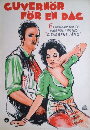 The Maid of the Mountains - Swedish Movie Poster (thumbnail)