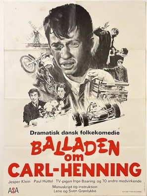 Balladen om Carl-Henning - Danish Movie Poster (thumbnail)