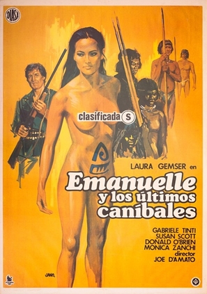 Emanuelle e gli ultimi cannibali - Spanish Movie Poster (thumbnail)