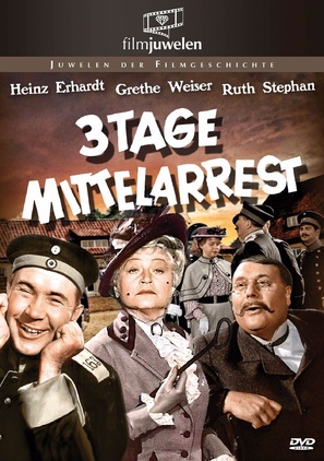 Drei Tage Mittelarrest - German DVD movie cover (thumbnail)