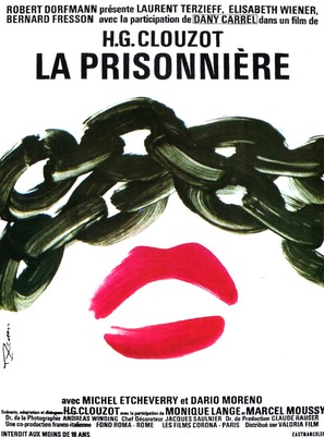 Prisonni&eacute;re, La - French Movie Poster (thumbnail)