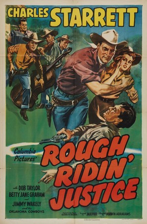 Rough Ridin&#039; Justice - Movie Poster (thumbnail)