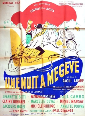 Une nuit &agrave; Meg&egrave;ve - French Movie Poster (thumbnail)