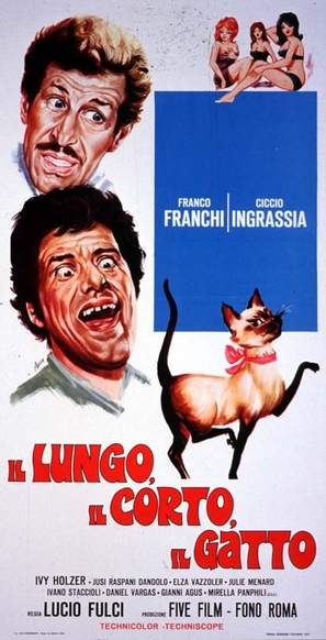 Il lungo, il corto, il gatto - Italian Movie Poster (thumbnail)