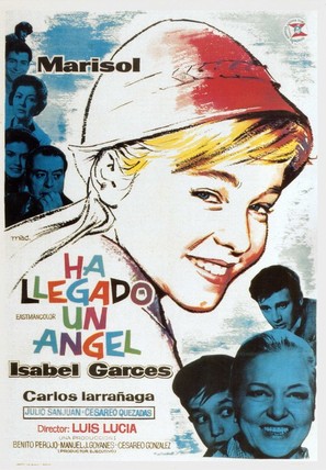 Ha llegado un &aacute;ngel - Spanish Movie Poster (thumbnail)