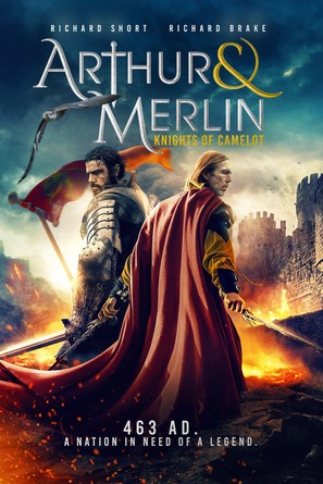 Arthur &amp; Merlin: Knights of Camelot - British Movie Cover (thumbnail)