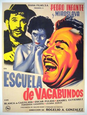 Escuela de vagabundos - Mexican Movie Poster (thumbnail)