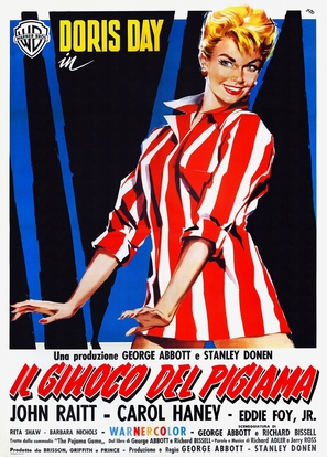 The Pajama Game - Italian Movie Poster (thumbnail)