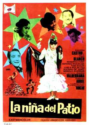 Ni&ntilde;a del patio, La - Spanish Movie Poster (thumbnail)