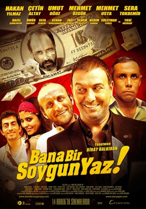 Bana Bir Soygun Yaz - Turkish Movie Poster (thumbnail)
