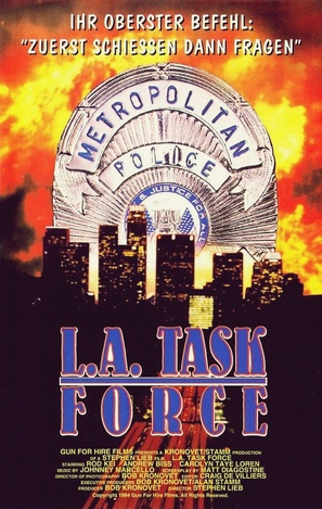 L.A. Task Force - German VHS movie cover (thumbnail)