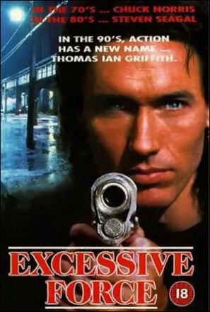 Excessive Force - British VHS movie cover (thumbnail)