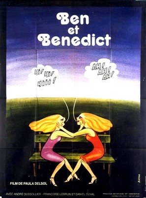 Ben et B&eacute;n&eacute;dict - French Movie Poster (thumbnail)