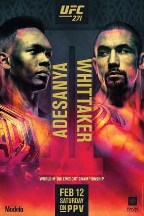 UFC 271: Adesanya vs. Whittaker 2 - Movie Poster (thumbnail)