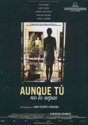 Aunque t&uacute; no lo sepas - Spanish Movie Poster (thumbnail)