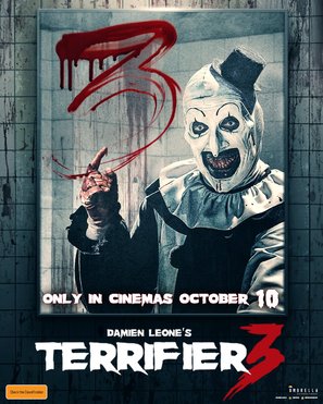 Terrifier 3 - Australian Movie Poster (thumbnail)