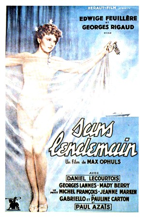 Sans lendemain - French Movie Poster (thumbnail)
