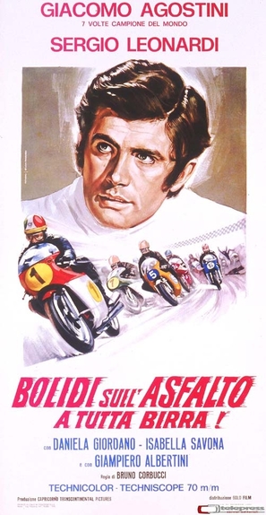 Bolidi sull&#039;asfalto a tutta birra! - Italian Movie Poster (thumbnail)