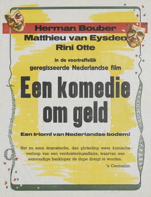 Komedie om geld - Dutch Movie Poster (thumbnail)