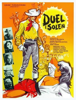 Duel in the Sun - Danish Movie Poster (thumbnail)