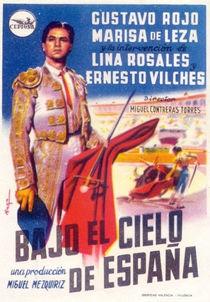 Bajo el cielo de Espa&ntilde;a - Spanish Movie Poster (thumbnail)