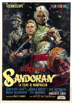 Sandokan, la tigre di Mompracem - Italian Movie Poster (thumbnail)