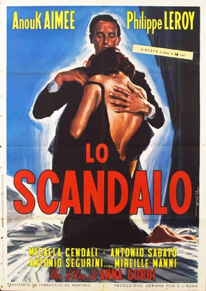 Lo scandalo - Italian Movie Poster (thumbnail)
