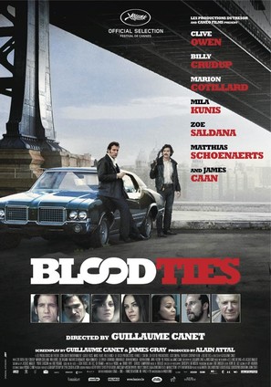 Blood Ties - Belgian Movie Poster (thumbnail)