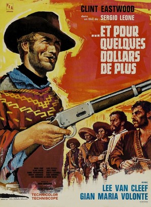 Per qualche dollaro in pi&ugrave; - French Movie Poster (thumbnail)