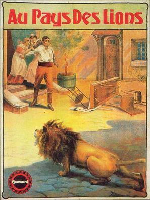Au pays des lions - French Movie Poster (thumbnail)